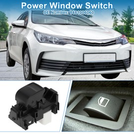 A ABSOPRO Power Window Switch No.8481006060 Passenger Side Window Control Switch for Toyota Camry Corolla RAV4 Black