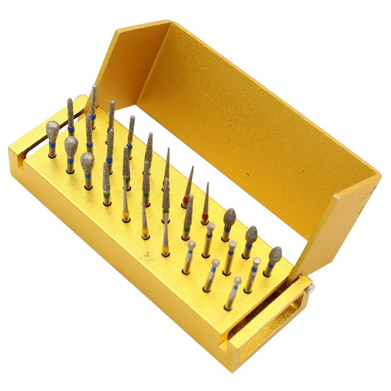 30pcs Dental Polishing Bur Drill High Speed Emery Dental Burs