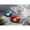 Dehner Lotus Solar Light, Diameter 27.5 cm, Height 12 cm,