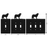 SWEN Products Great Pyrenees Metal Wall Plate Cover (Single Switch,