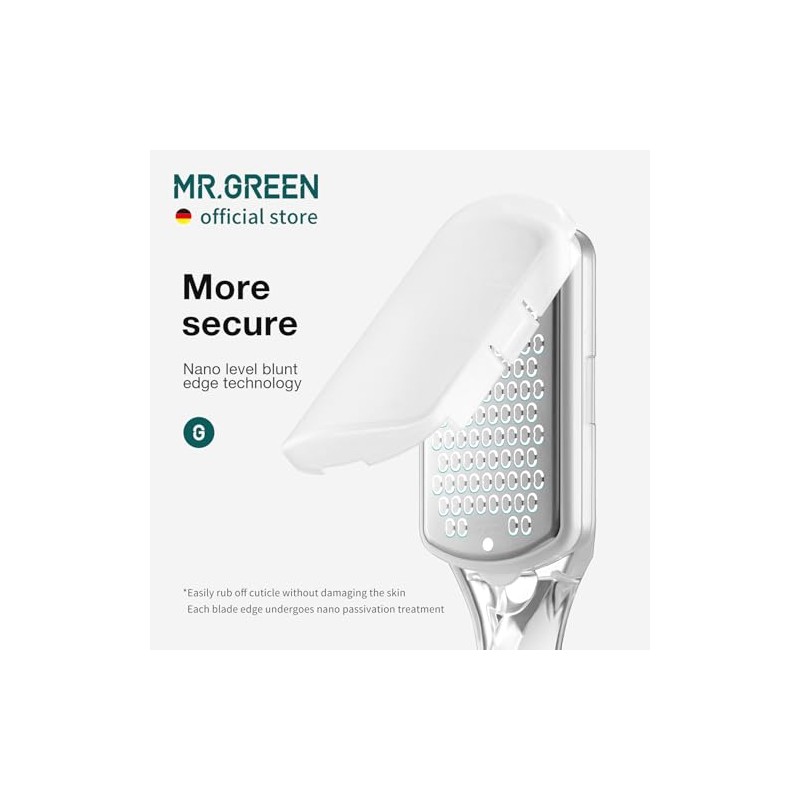 MR.GREEN - Herramientas de pedicura, lima de pies, escofinas para