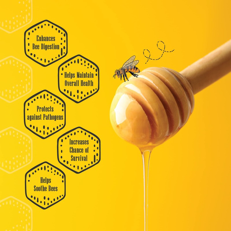 Slide Ridge"Fat Bee 16 oz Probiotic Mineral Supplement for Honey