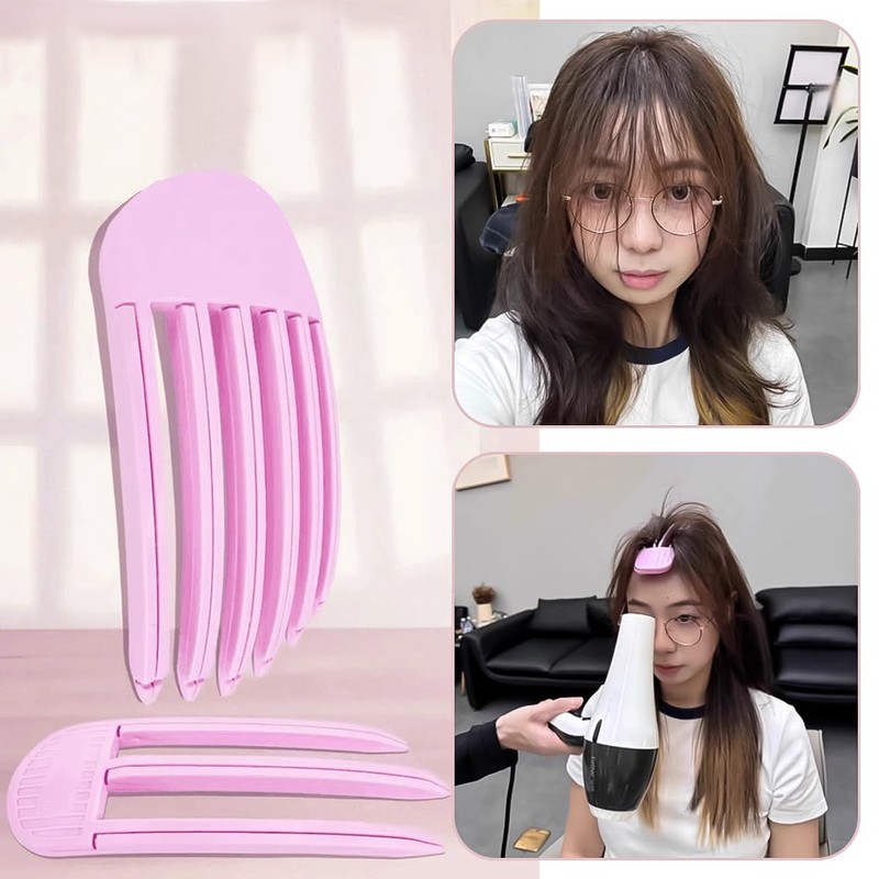 LKCCTK 2pcs Bangs Clip Root Lifting Clip 6 Teeth +