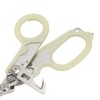 Emergency Response Shears Stainless Steel Luminous Multifunctional Foldable Scissors Pliers