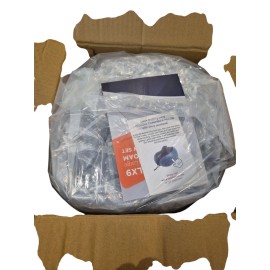 Lunix 2pc Orthopedic Bed Wedge Pillow Set  Memory Foam for Back ...