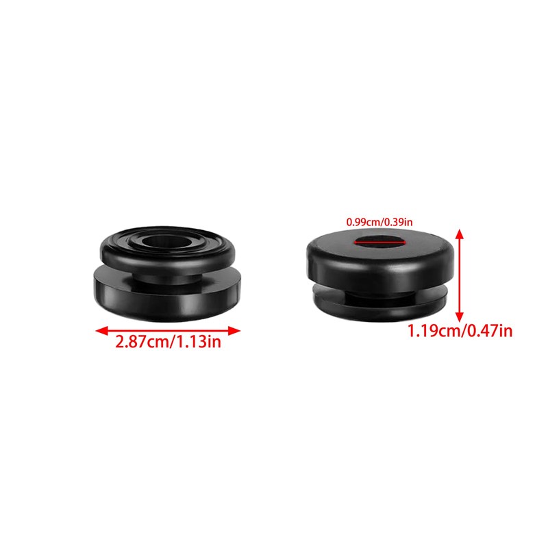 XLTOK Replacement Hard Saddlebag Rubber Grommets Compatible with Harley Touring