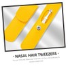 2 Sets Nasal Hair Trimmer Durable Tweezers for Precision Nose