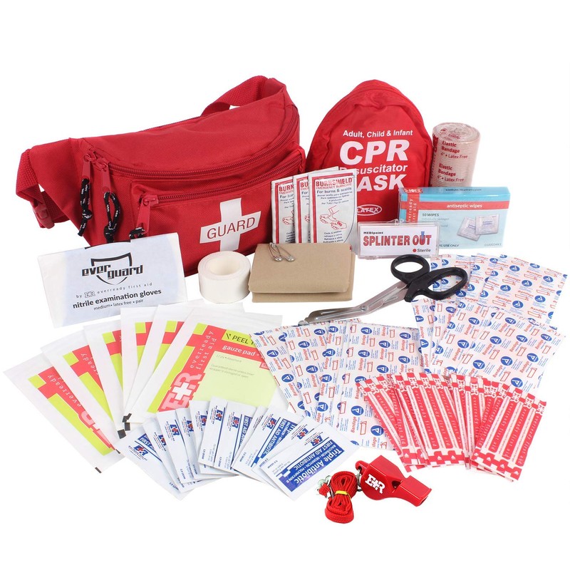 Ever Ready First Aid, Fanny Pack/Hip Pack, Fully Stocked First