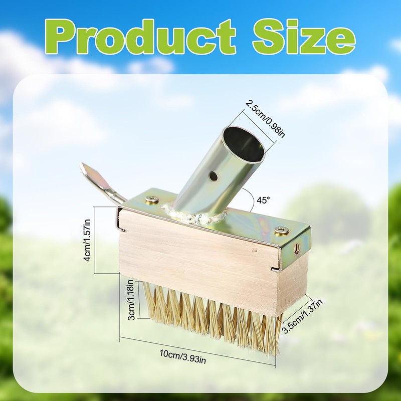 Pack of 2 Joint Scrapers, Weed Joint Brush with Handle,