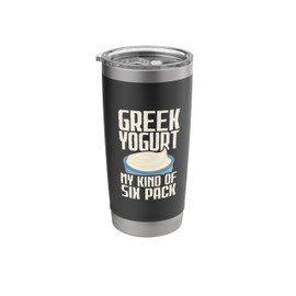 Greek Yogurt My Kind Of Six Pack Yogurt Cheese Labneh Stainless Steel Insulated Tumbler