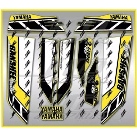 banshee 2006 yamaha banshee full graphics kit special edition yellow