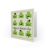 Wee Blue Coo Funny St Patrick's Day Card - Moustache