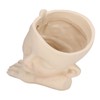 Face Flower Pot Sleeping Girl High Density Resin Drainage Hole