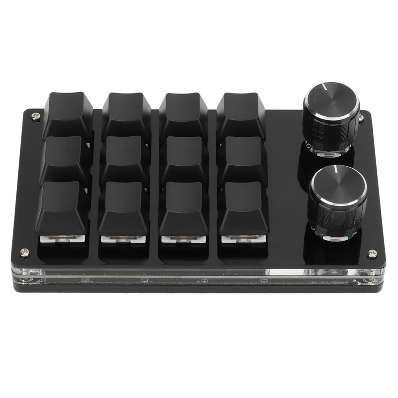 One Handed Macro Mechanical Keyboard 12 Key Multifunction DIY Programmable