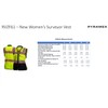 Pyramex RVZF61 Series Womens Hi Vis Class 2 Safety Vest