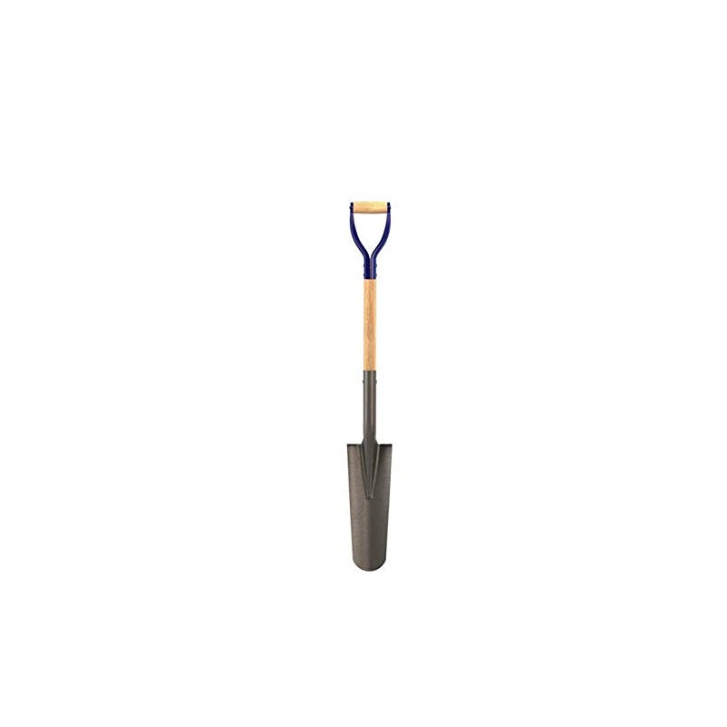 Bon 28-106 Contractor Grade Drain Spade with 33-Inch Wood Handle