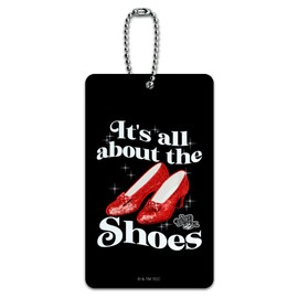 GRAPHICS & MORE The Wizard of Oz All About the Shoes Luggage Card Suitcase Carry-On ID Tag
