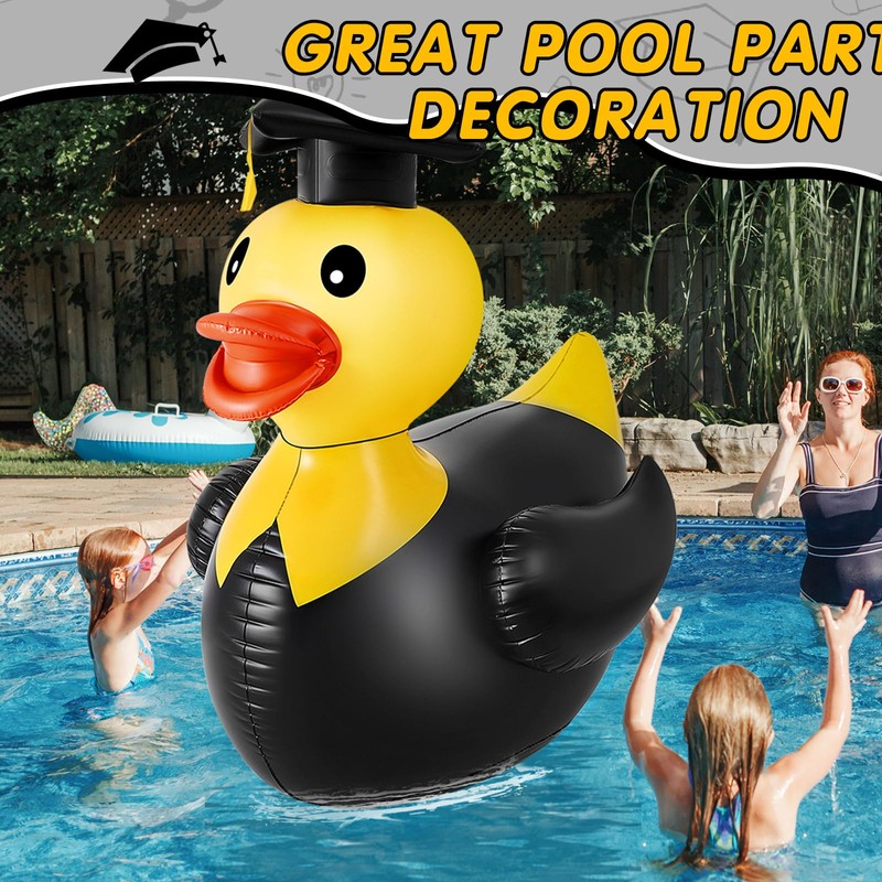 Hungdao 2 Pack 5 ft Graduation Giant Inflatable Decor Duck