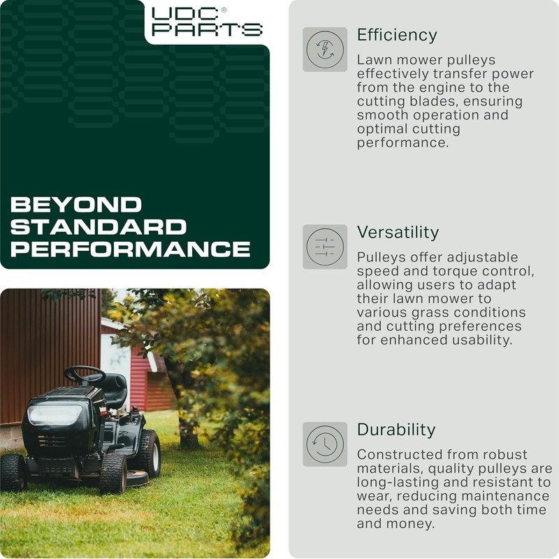 UDC Parts Mower Kit/Belt 405143 + Pulley 532194327 + 2