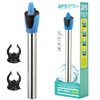 BPS Aquarium Heater Waterproof 200W Stainless Steel 28cm with 2
