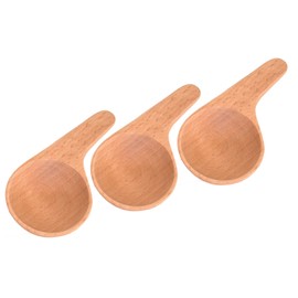 Tougei Rattan Coffee Measure Spoon 0.2 oz (5 g) Set of 3 Wooden Measuring Spoons