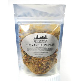 The Yankee Pickler Handmade Pickling Seasoning Blend Make Corned Beef Cabbage Brisket New England Boiled Dinner Vegetables Pastrami Slow or Pressure Cooker or Stovetop Pot (1/4 Cup *NO* Red Chili Flakes wt. 1oz/30g)