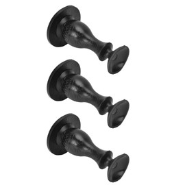 Washer Door Stopper, Rubber Soft Convenient Simple Washing Machine Door Prop Labor Saving Firm with Suction Cup for Front Load Washer(Black)