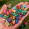 150pcs Mini 3D Printed Animals Tiny Animals Plastics Figures Miniature