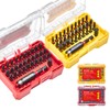 Geinxurn 64Pieces Impact Screwdriver Bits Set, S2 Steel Magnetic Phillips/Security