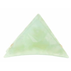 Womens Girls Triangle Small Bridal Wedding Party Bridesmaid Birthday Headpiece Thin Short Fine Hair Accessories Hair Up Bulldog Crab Octopus Jaw Styling Hair Claw Clamp Clip Clip (Mint)