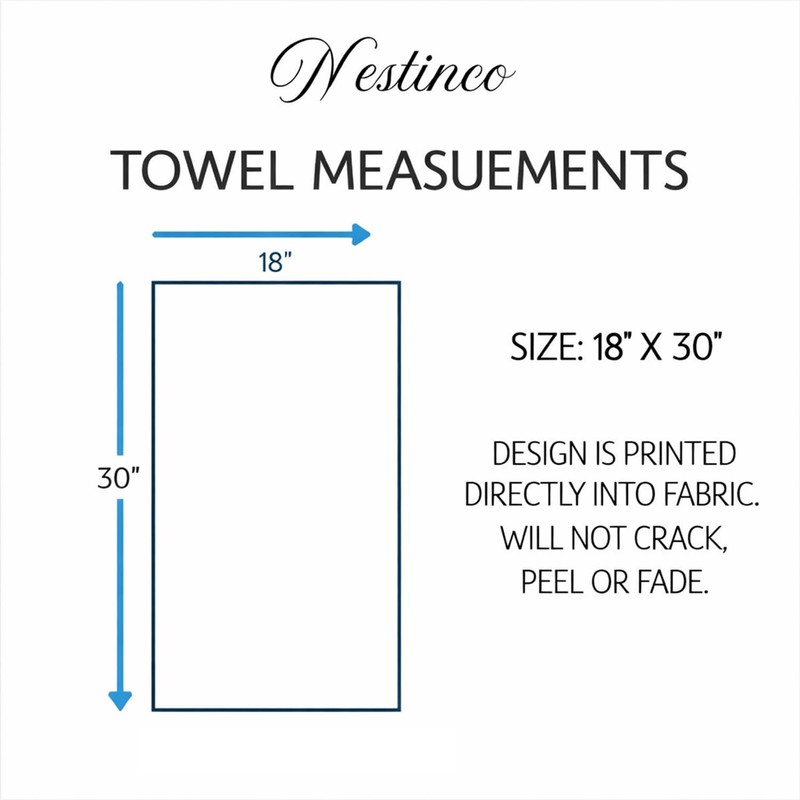 Nestinco Set of 2 Waffle Weave Kitchen Towels, 380 GSM