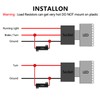 2Pcs 50W 6Ohm Load Resistor Turn Signal Blink LED Fix