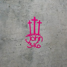 ANGDEST CLUB Decal Stickers of Christian Bible (Pink) Premium Waterproof Vinyl Decal Stickers for Laptop Phone Accessory Helmet Car Window Mug Tuber Cup Door Wall Decoration ANDSKUS106500PI070722