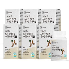 The Health Dream Ophiopogon japonicus, Platycodon grandiflorum, Maga tree, and Kamajung health pills (100g, 6 boxes) are packed with domestically produced herbal ingredients essential for seasonal health. / 더건강드림 맥문동 도라지 마가목 까마중 건강환 100g 6박스 환절기 필수 목건강 국산 한방성분 가득