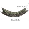 Outdoor Camping Travel Swing Anti Rollover Single Double Hammock Hanging
