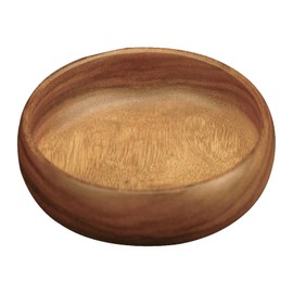 Pacific Merchants Trading Acaciaware Round Calabash Bowl, 6-Inch by 2-Inch