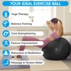 APEXUP Yoga Ball Exercise Ball, Anti Slip Stability Ball Chair,