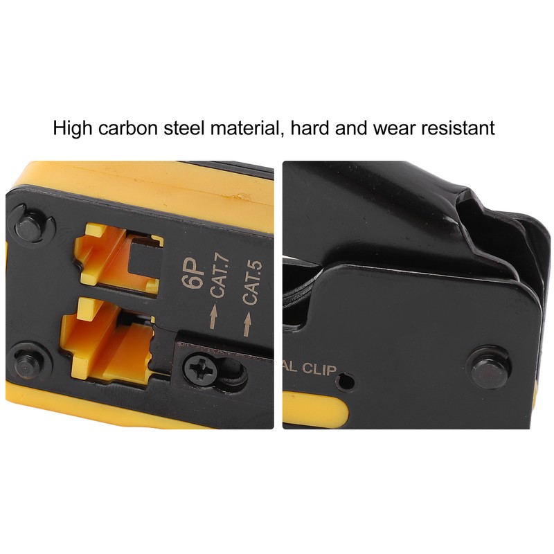 Network Cable Pliers High Carbon Steel Wire Cutting Stripper 6P