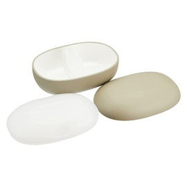 Takenaka Mayu Mayu Lunch Box, Small, Light Khaki, 14.2 fl oz (420 + 180 ml)