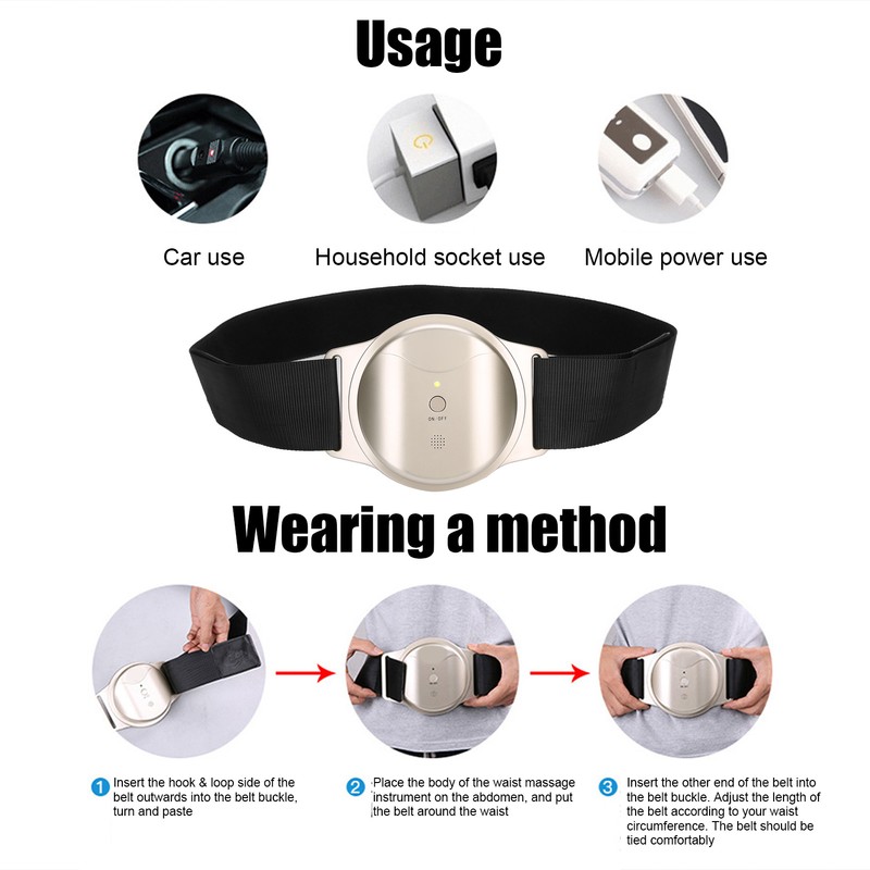 Abdominal Heating Massager Electric Warm Therapy Constant Temperature Massager (100‑240V)US