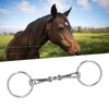 Horse Snaffle Stainless Steel Flexible Jointed Wearable Rust Proof O