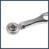 INFINAUTO Silver Tone Motorbike Motorcycle Shift Linkage Lever Gear Shifter