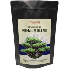 Bonsai Soil Premium by Tinyroots - Organic Soil Mix, Excellent for Water Retention and Root Development + Made from Genuine Akadama, Red Lava Rock and Pumice (4 Quarts)