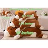 Stuffed Animals Dog,Yellow 17.7in Stuffed Bulldog Stuffed Animal Dogs Cute