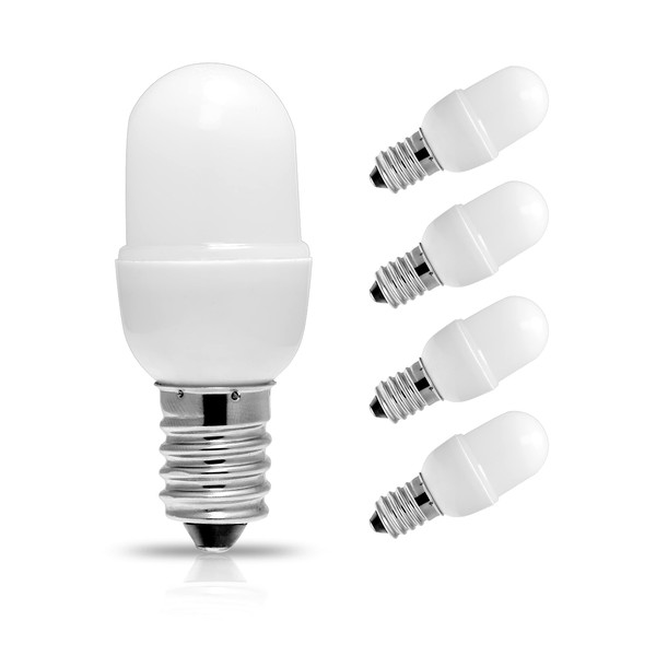 Anivona Night Light Bulb,[4PACK]15 Watt LED Night Light Bulb Equivalent, 1.5W Led Bulbs C7 S6, Mini Candelabra E12 Base, Warm White 3000K LED, 150LM Small Light for Bedroom Salt Lamp Bulbs Lighthouse