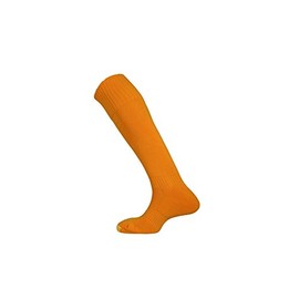 Mitre Unisex Junior Sports | Team Kit Lightweight Long Breathable Mercury Plain Football Socks - Amber, Size 12 2, Amber, Mini 12 UK Child - 2 UK EU