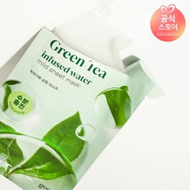 Goodal (현대홈쇼핑)구달 녹차 가득 순한 마스크 10매 (Goodal) Green Tea Infused Mild Mask 10 Sheets
