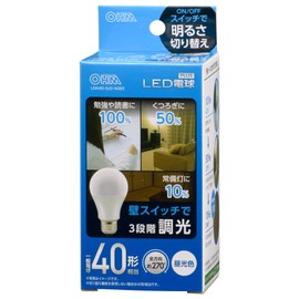 Ohm Electric LDA4D-G/D AG93 LED Bulb (40 Shape Equivalent/520lm/Daylight/E26/Omnidirectional 270°/Enclosed Fixtures Compatible/Dimmable Function)