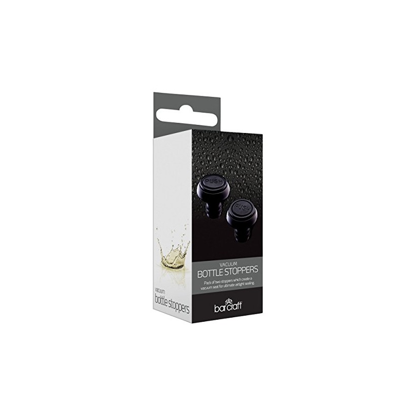 BarCraft Wine Vacuum Stoppers for KCBCWINSTOP, Pack of 2