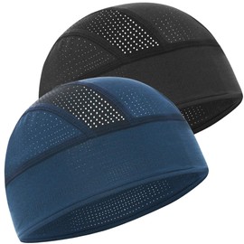 vidsel Skull Cap Cooling Helmet Liner Beanie Breathable Mesh Sweat Wicking Cycling Running Hat for Men Women